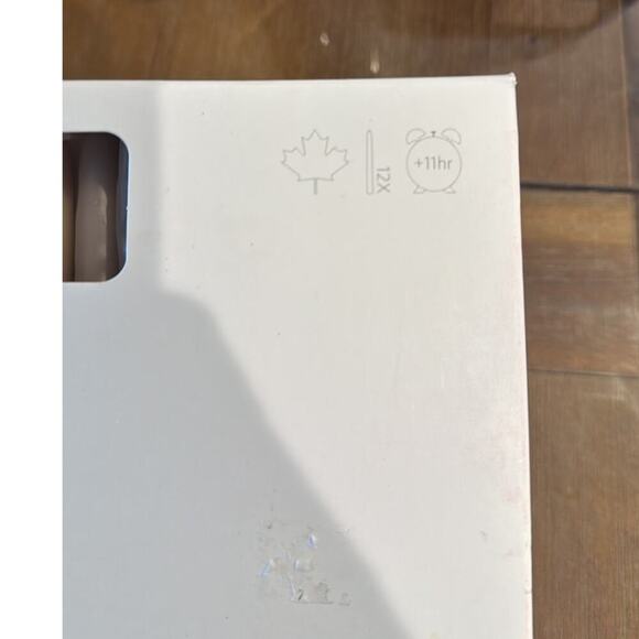 NEW YUMMI Taper Candles 12” Set 12 Unscented Clean 11Hour Burn Handcrafted - Picture 4 of 4